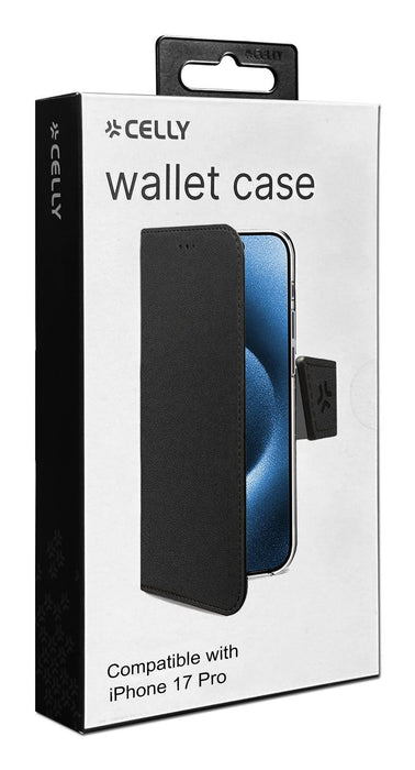 EAN 8021735223160 - Celly WALLY funda para teléfono móvil 16 cm (6.3") Funda cartera Negro imagen 6