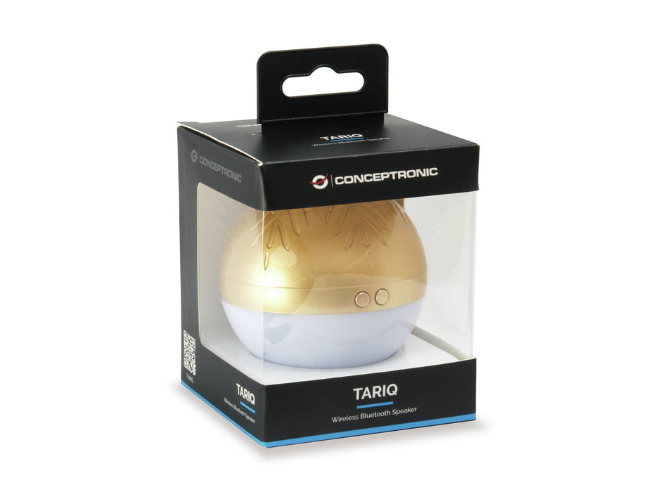 EAN 4015867206973 - Conceptronic TARIQ01GL Altavoz portátil estéreo Oro 3 W imagen 3