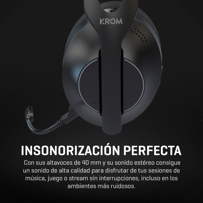 EAN 8436587976667 - Krom Phase Inalámbrico y alámbrico Diadema Juego USB Tipo C Bluetooth imagen 12