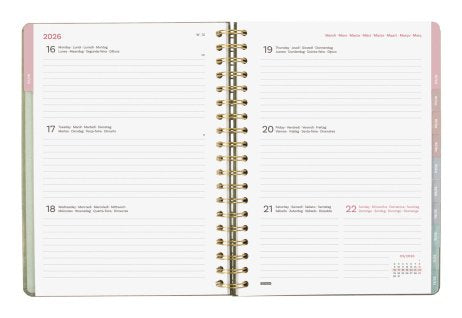 EAN 8422952410591 - Finocam 754010426 agenda Agenda diaria/mensual Verde imagen 7