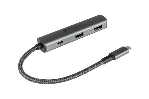 EAN 4014619881536 - Alcasa HUB-C002A hub de interfaz USB Tipo C 5000 Mbit/s Antracita imagen 1