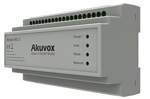 EAN 6933964802318 - Akuvox NS-2 switch Fast Ethernet (10/100) DIN rail Gris imagen 3
