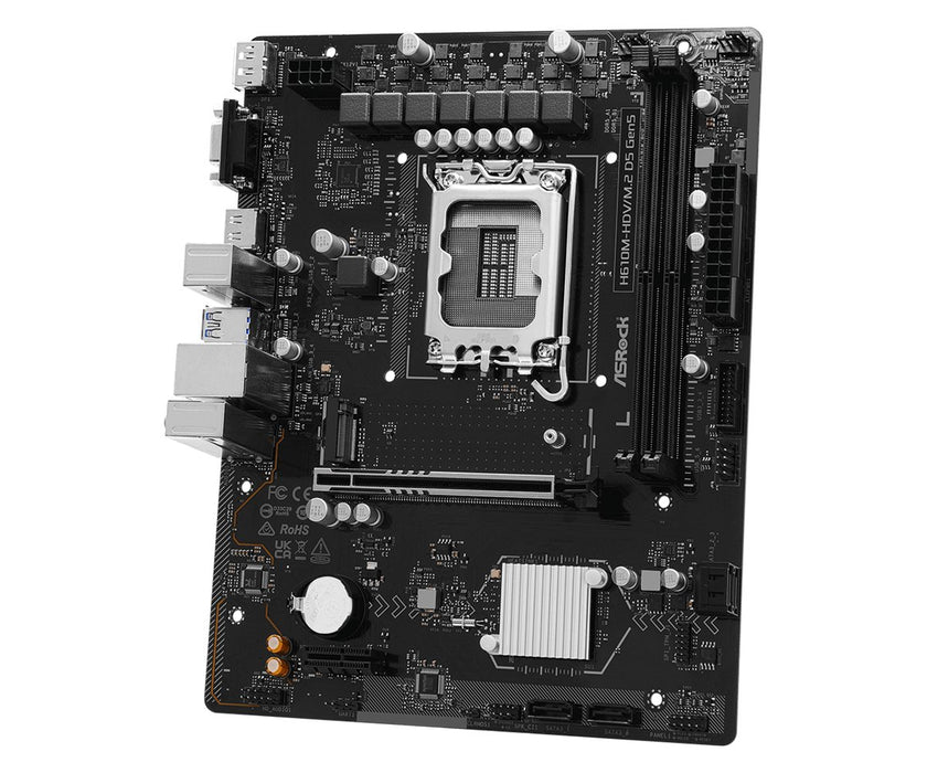 EAN 4711581492431 - Asrock H610M-HDV/M.2 D5 Gen5 Intel H610 LGA 1700 micro ATX imagen 4