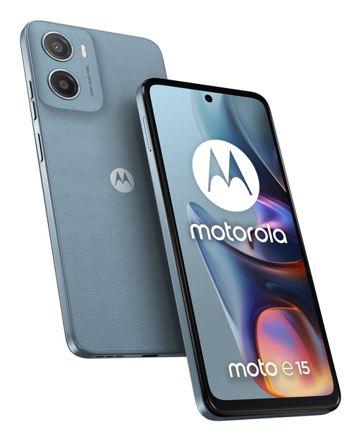 EAN 840023281426 - Motorola moto e15 16,9 cm (6.67") SIM doble Android 14 Go edition 4G USB Tipo C 2 GB 64 GB 5200 mAh Azul imagen 1