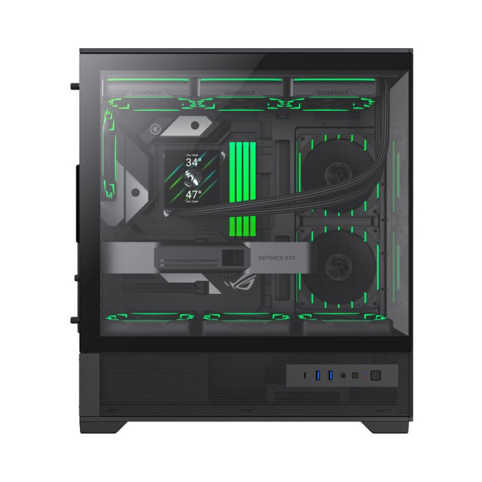 EAN 6931858778473 - GameMax VISTA 2 AB Midi Tower Negro imagen 7