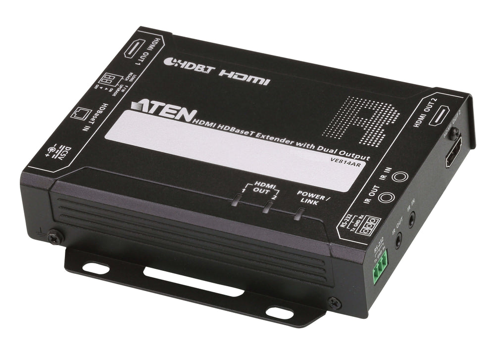 EAN 4710469342332 - ATEN VE814AR Receptor AV Negro imagen 1