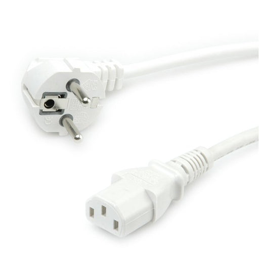 EAN 7611990132287 - VALUE Power Cable, straight IEC Conncector, white 1.8 m imagen 1