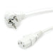 EAN 7611990132287 - VALUE Power Cable, straight IEC Conncector, white 1.8 m imagen 1