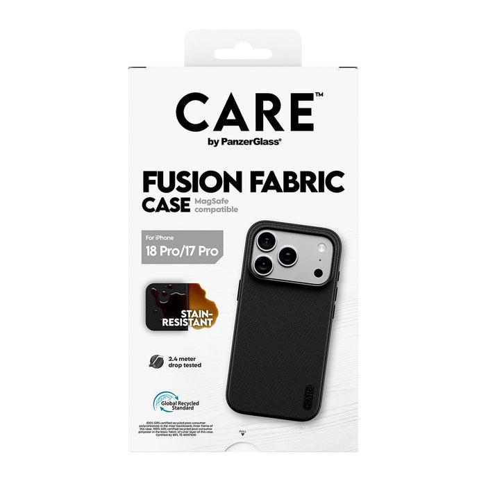 EAN 5715685044618 - PanzerGlass CARE™ by ® Fusion Fabric Case Black w. MagSafe iPhone 18 Pro | 17 Pro funda para teléfono móv imagen 3