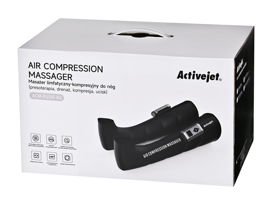 EAN 5901443391814 - Activejet ACM-PLUS-A1 S masajeador Piernas Negro, Naranja imagen 7