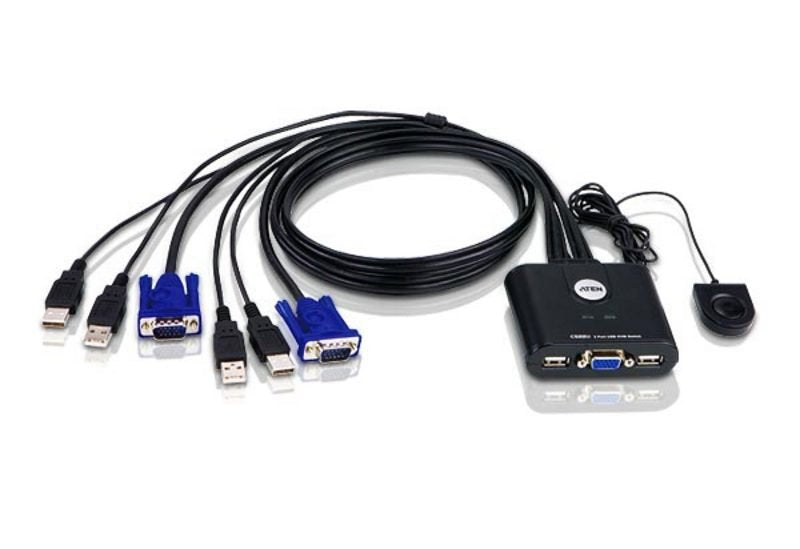EAN 4710423775978 - ATEN CS22U-AT interruptor KVM Negro imagen 1