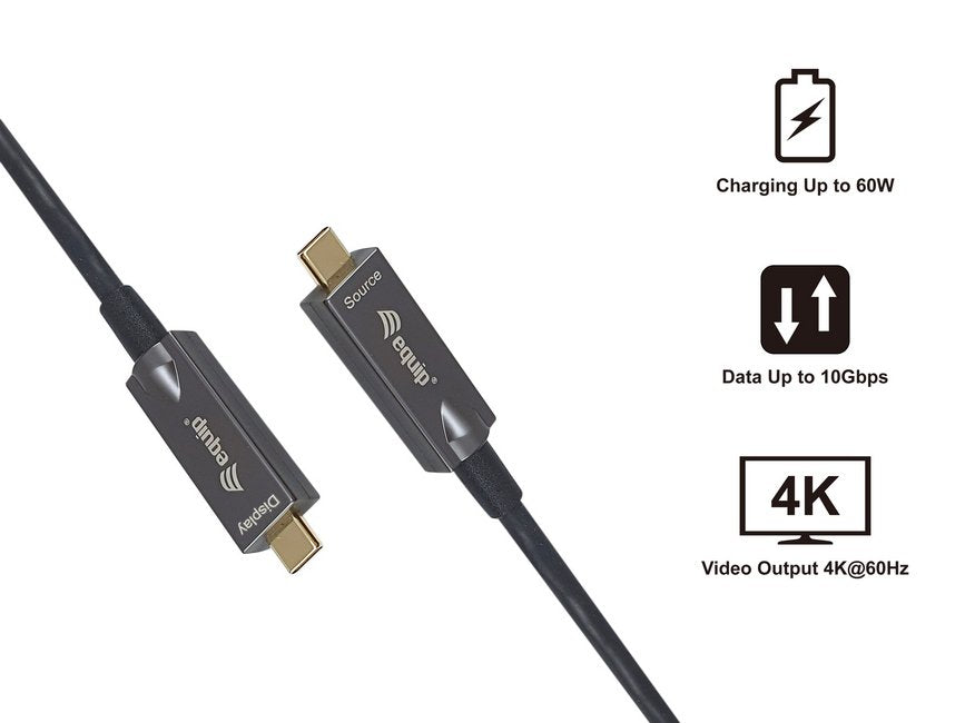 EAN 4015867243749 - Equip 119464 cable USB USB 3.2 Gen 2 (3.1 Gen 2) 7,5 m USB C 10 Gbit/s 60 W Negro imagen 4