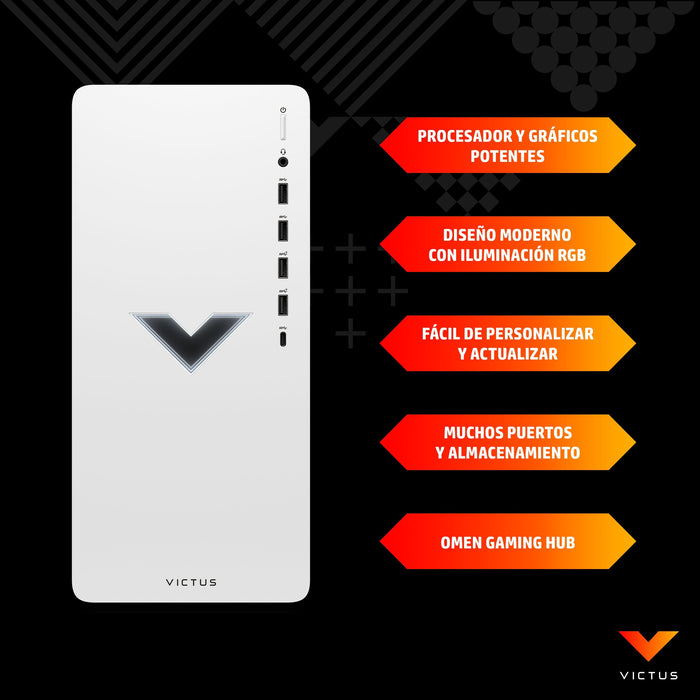 EAN 0196786500466 - Victus by HP 0130ns PC AMD Ryzen™ 5 5600G 16 GB DDR4-SDRAM 512 GB SSD NVIDIA GeForce GTX 1660 SUPER Windo imagen 13