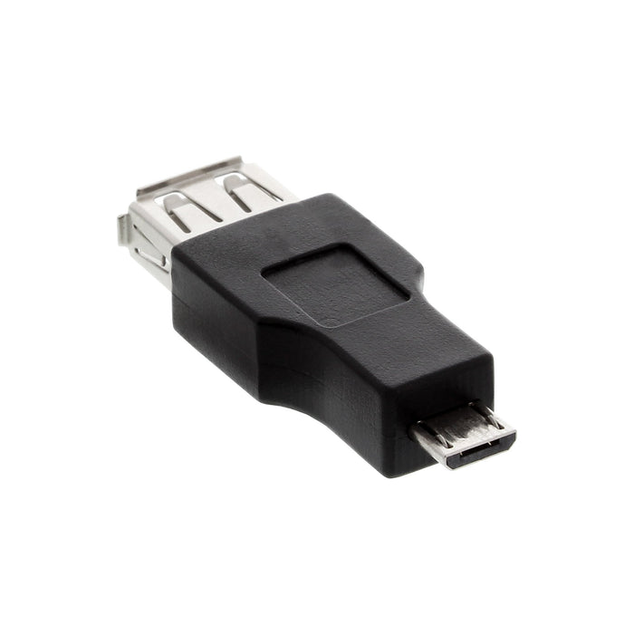 EAN 4043718202904 - InLine 31608 cambiador de género para cable USB A female USB-A Negro imagen 1