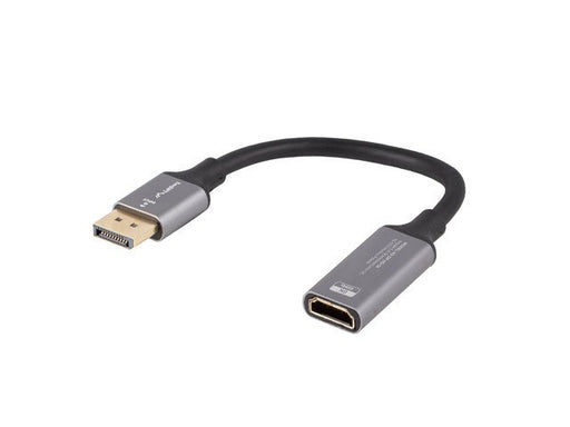 EAN 5901969441499 - Lanberg AD-DP-HD-04 adaptador de cable de vídeo 0,2 m DisplayPort HDMI Plata, Negro imagen 1