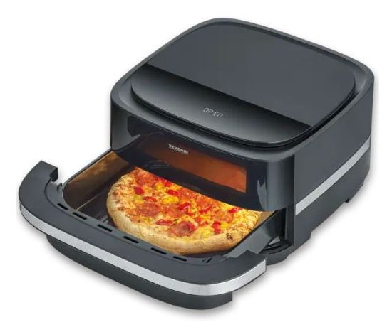 EAN 4008146046650 - Severin FR 2464 fabricante de pizza y hornos 1 Pizza(s) 2200 W Negro, Plata imagen 8