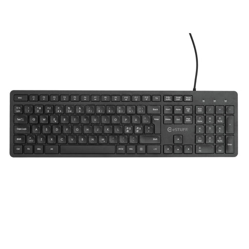 EAN 5704174593553 - eSTUFF GLB211102 teclado Oficina USB QWERTY Nórdico Negro imagen 2