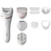 EAN 8710103935537 - Philips 8000 series BRE735/00 depiladora 32 pinzas Rosa, Blanco imagen 1