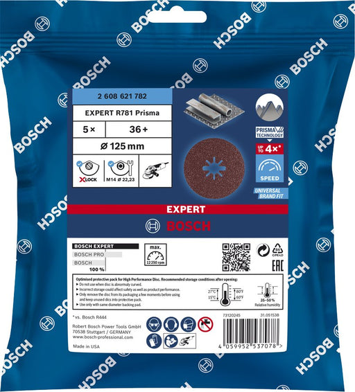 EAN 4059952537214 - Bosch 2 608 621 796 disco de afilar Acero inoxidable, Acero Disco de lijado imagen 2