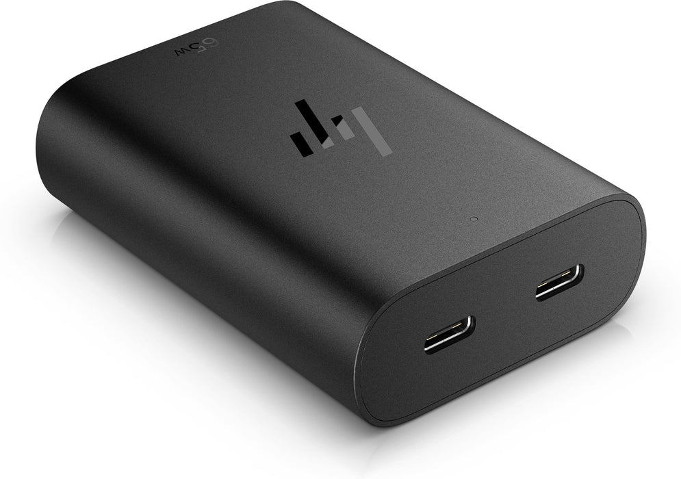 EAN 0196337694811 - HP 65W GaN USB-C Laptop Charger adaptador e inversor de corriente Interior Negro imagen 7