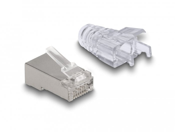 EAN 4043619669059 - DeLOCK 66905 conector RJ-45 Metálico, Transparente imagen 3