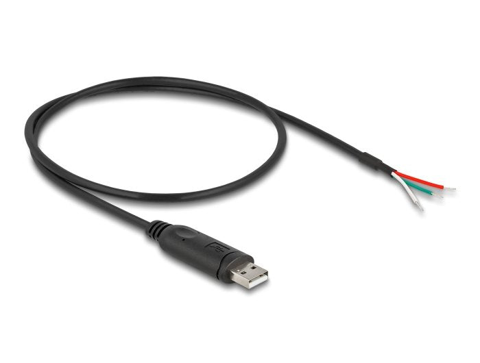 EAN 4043619642427 - DeLOCK 64242 adaptador de cable de vídeo USB tipo A Negro imagen 2