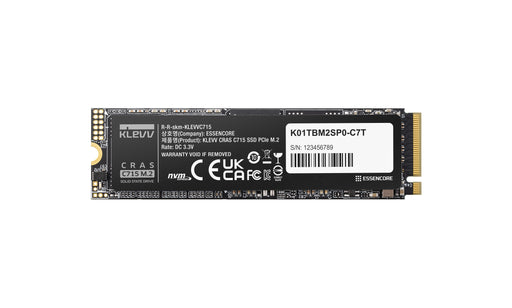 EAN 4895194901792 - Klevv CRAS C715 256 GB M.2 PCI Express 3.0 NVMe 3D TLC NAND imagen 1