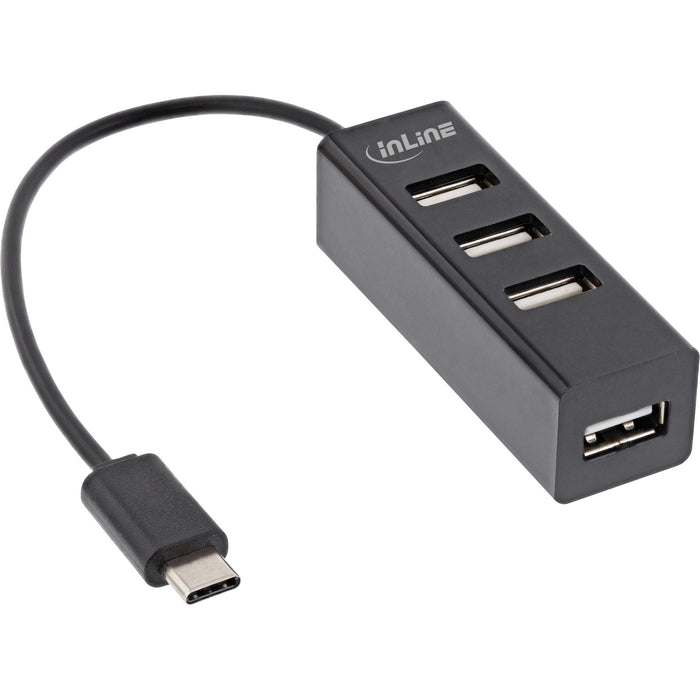 EAN 4043718315499 - InLine 33293J hub de interfaz USB 2.0 Type-A 480 Mbit/s Negro imagen 1