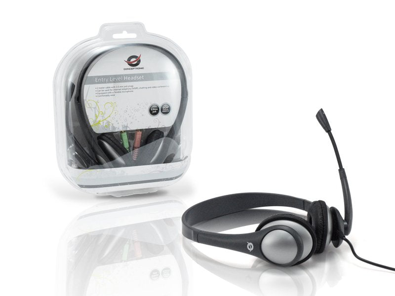 EAN 8714909026086 - Conceptronic CEASYSTAR auricular y casco Auriculares Inalámbrico y alámbrico Diadema Oficina/Centro de ll imagen 6