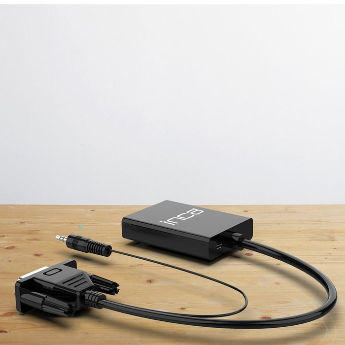 EAN 8697980469488 - Inca IVTH-02 adaptador de cable de vídeo 0,2 m HDMI tipo A (Estándar) VGA (D-Sub) Blanco imagen 7
