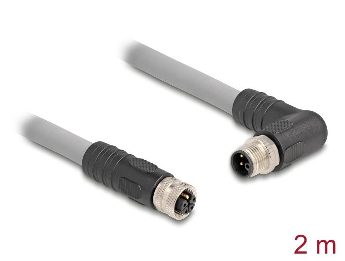 EAN 4043619805488 - DeLOCK 80548 cable para sensor y actuador 2 m RST M12 Gris imagen 2