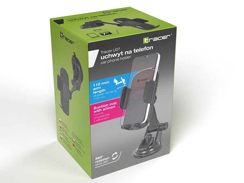 EAN 5907512873991 - Tracer U07 Phone Holder Soporte pasivo Teléfono móvil/smartphone Negro imagen 10