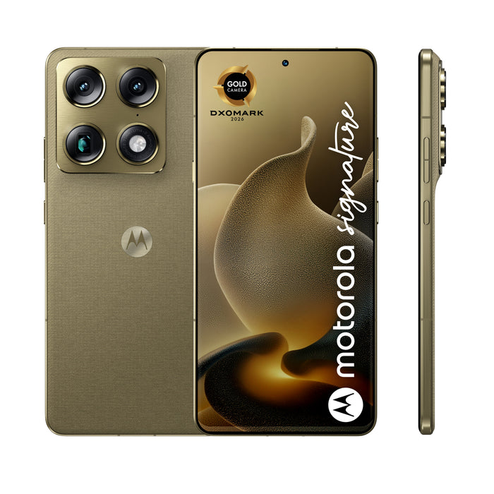 EAN 840493604893 - Motorola signature 17,2 cm (6.78") SIM doble Android 16.0 5G USB Tipo C 16 GB 512 GB 5200 mAh Oro imagen 2