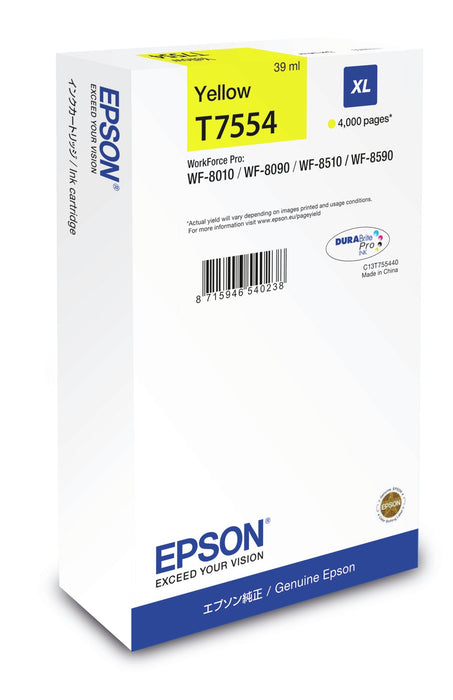 EAN 8715946540238 - Epson T7554 cartucho de tinta 1 pieza(s) Original Alto rendimiento (XL) imagen 1