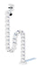 EAN 8721246340119 - Neomounts ADS06-131WH organizador de cables Escritorio Guía para cables Blanco 1 pieza(s) imagen 1