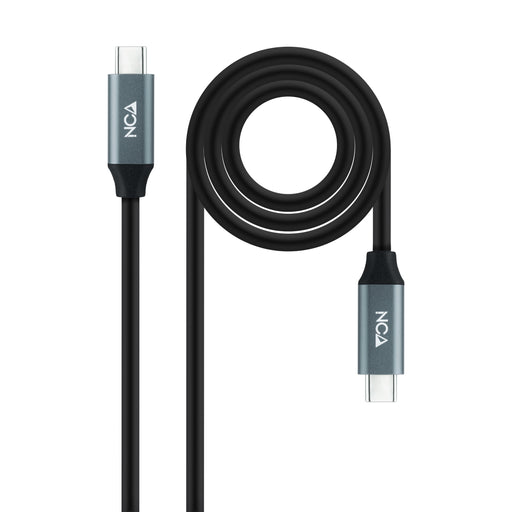EAN 8433281012660 - Nanocable 10.01.4300 cable USB USB4 Gen 2x2 0,5 m USB C Negro imagen 1