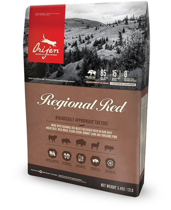 EAN 64992282189 - Orijen Regional Red alimento seco para gatos 1,8 g Ternera, Cordero, Cerdo imagen 1
