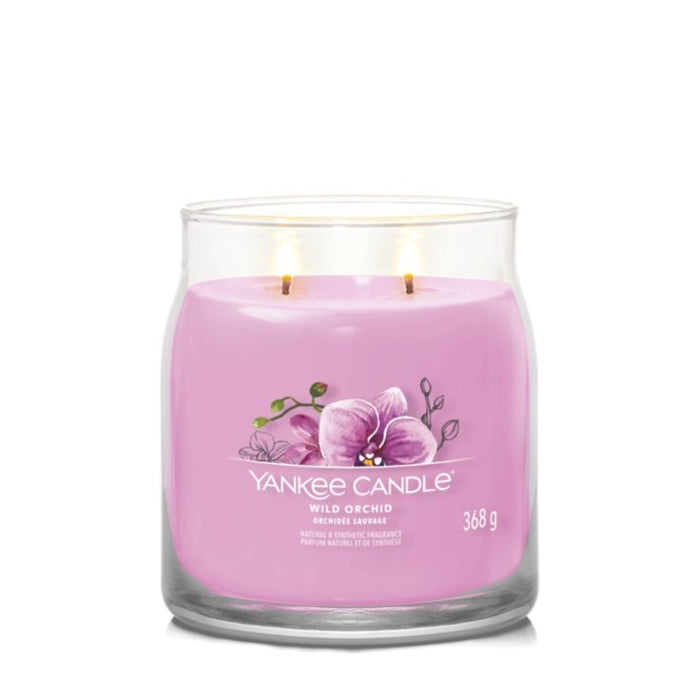 EAN 5038581129075 - Yankee Candle Wild Orchid vela Alrededor Ámbar, Banana, Bergamota, Hibisco, Jazmín, Mandarín, Musk o almi imagen 2