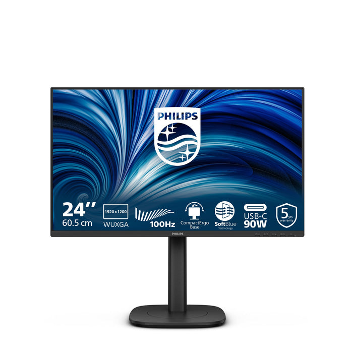 EAN 8721038004434 - Philips 3000 series 24B2U3301D/00 pantalla para PC 61,2 cm (24.1") 1920 x 1200 Pixeles WUXGA LCD Negro imagen 2
