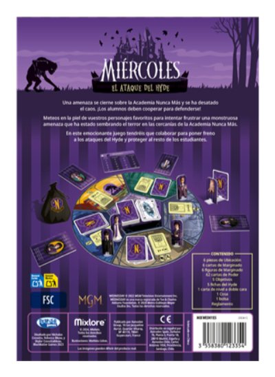 EAN 3558380123354 - Asmodee MIXWED01ES juego de tablero Miércoles 20 min Juego de mesa Partido imagen 2