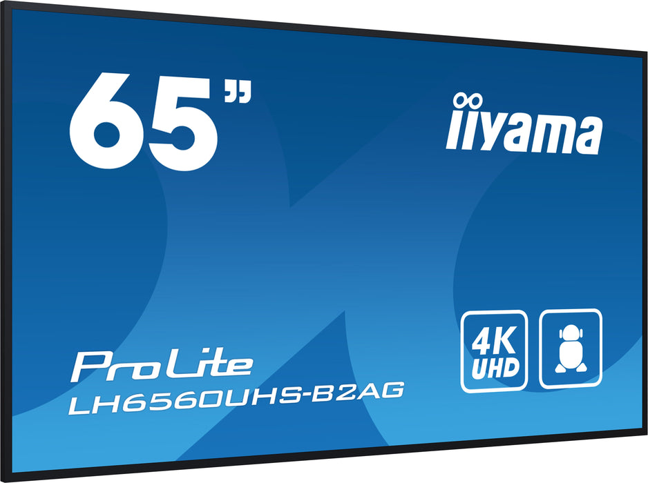 EAN 4948570124459 - iiyama LH6560UHS-B2AG pantalla de señalización Pizarra de caballete digital 163,8 cm (64.5") LED Wifi 500 imagen 4
