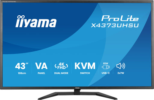 EAN 4948570126590 - iiyama ProLite X4373UHSU-B2 pantalla para PC 108 cm (42.5") 3840 x 2160 Pixeles 4K Ultra HD LED Negro imagen 1