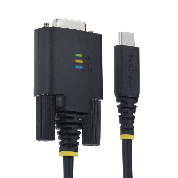 EAN 65030916141 - StarTech.com 1P6FFCN-USB-C-SERIAL cable de serie Negro USB Tipo C RS-232 imagen 2