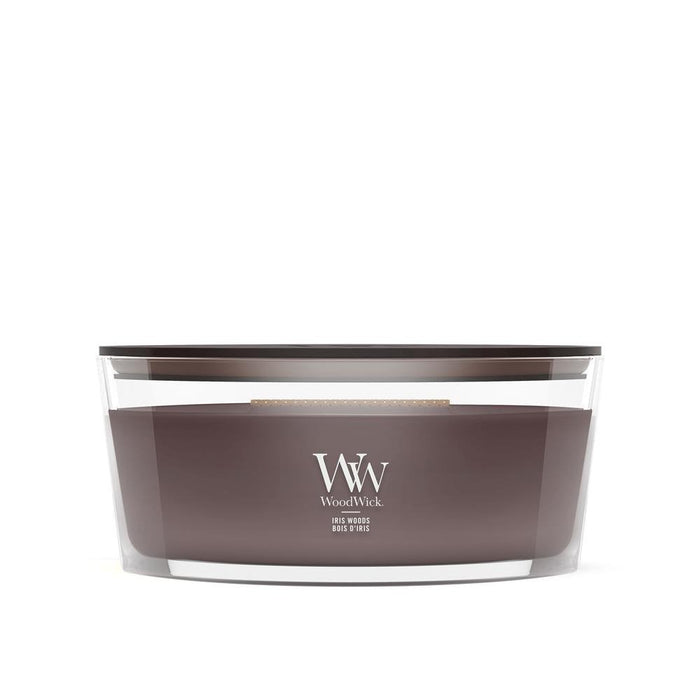 EAN 5038581184326 - WoodWick Iris Woods vela Elipse Madera Marrón 1 pieza(s) imagen 1