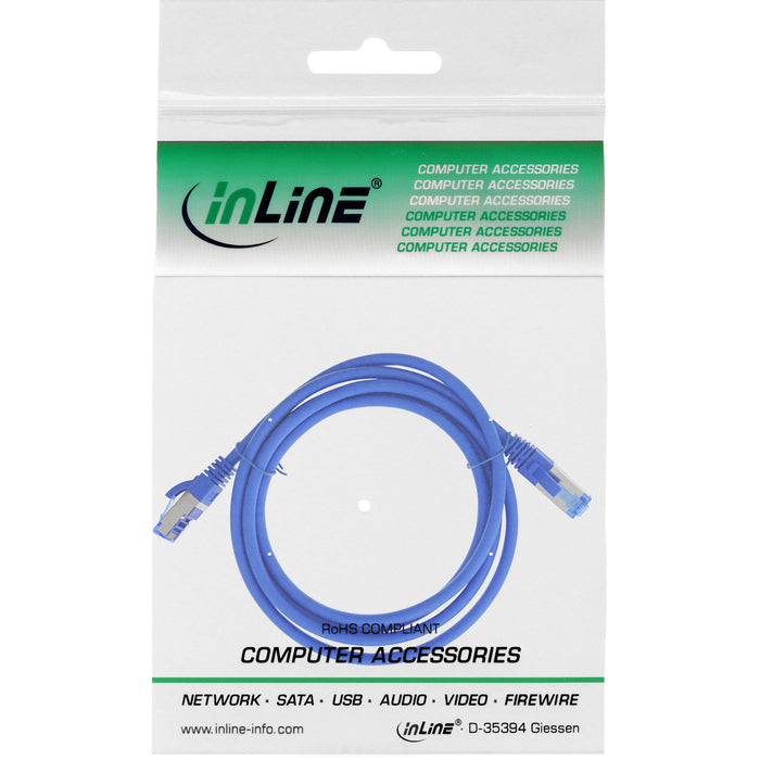 EAN 4043718088737 - InLine 76803B cable de red Azul 3 m Cat6a S/FTP (S-STP) imagen 4