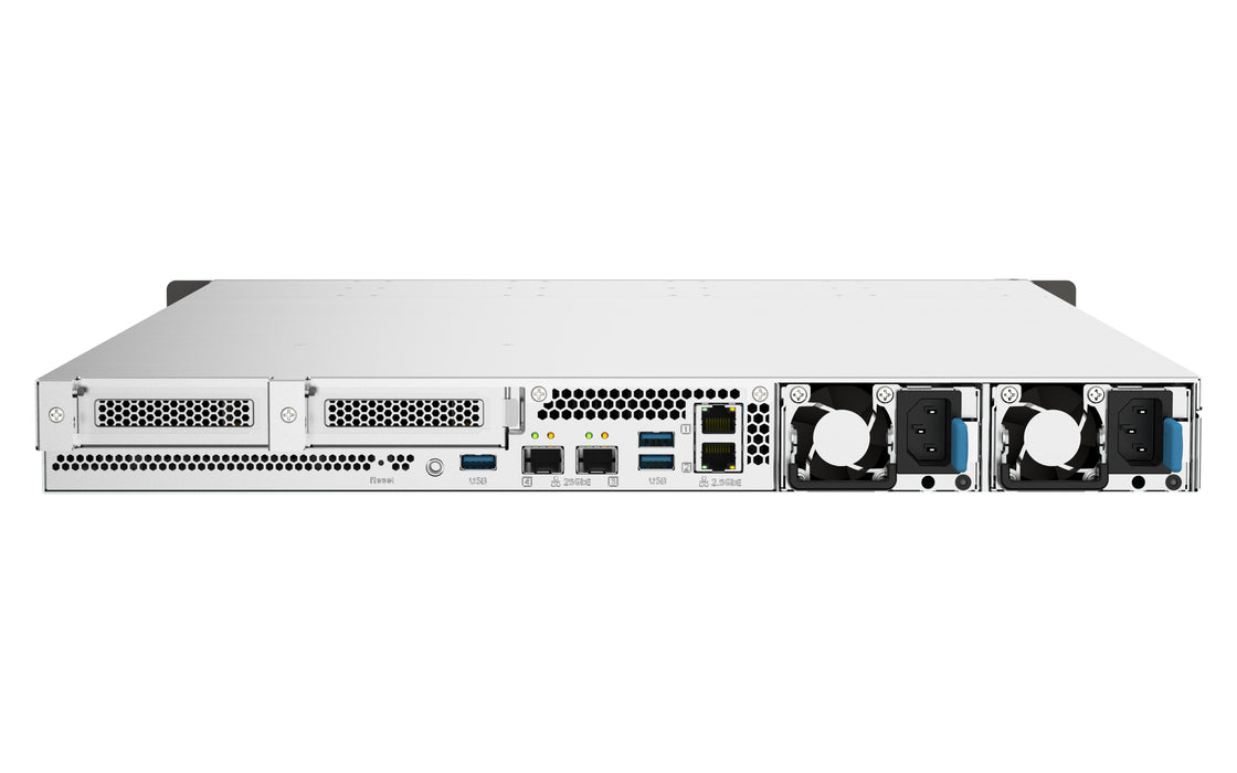 EAN 4711103082140 - QNAP TS-h1090FU NAS Bastidor (1U) EPYC 7302P 256 GB DDR4 0 TB QuTS hero Negro, Gris imagen 2