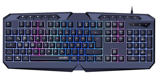 EAN 4027301322170 - SPEEDLINK LUDICIUM teclado Juego USB QWERTZ Alemán Negro imagen 1