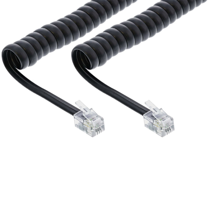 EAN 4043718103645 - InLine 18895A cable telefónico 4 m Negro imagen 1