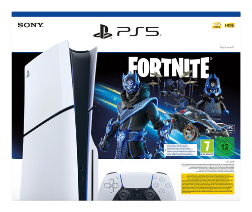 EAN 0711719593553 - Sony PlayStation 5 Slim Fortnite bundle 1 TB Wifi Negro, Blanco imagen 1
