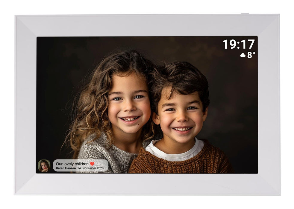 EAN 5706751075650 - Denver PFF-1012 marco fotográfico digital Blanco 25,6 cm (10.1") Pantalla táctil Wifi imagen 1